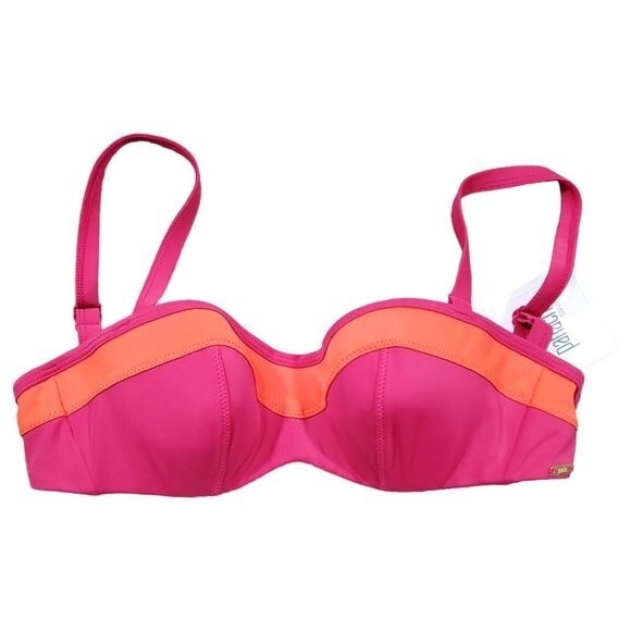 Panache Isobel Underwire Bandeau Molded Swimsuit Bikini Top SW0763 Size 28D - Picture 1 of 12